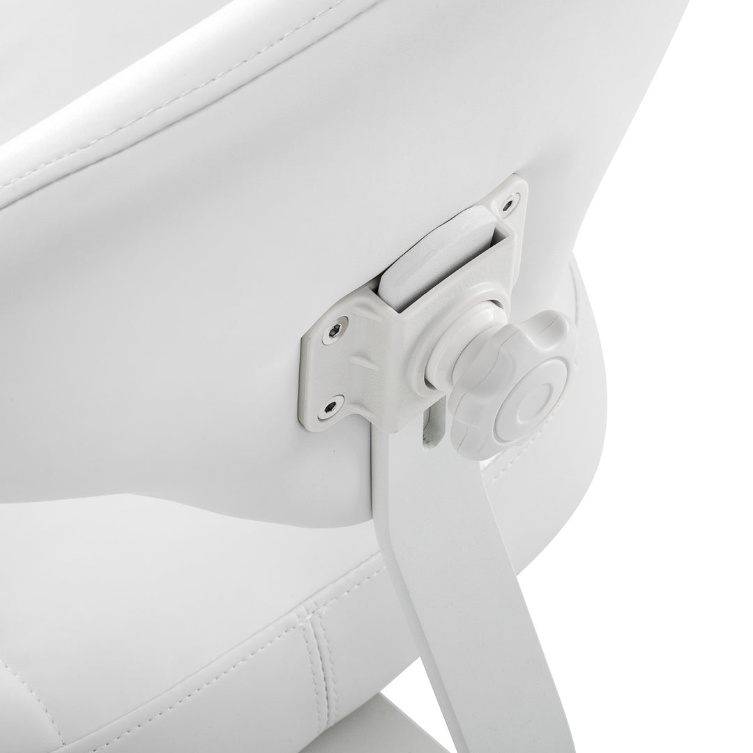 Sgabello con Ruote Azzurro 156F Bump-Up Bianco Neve - immagine 7