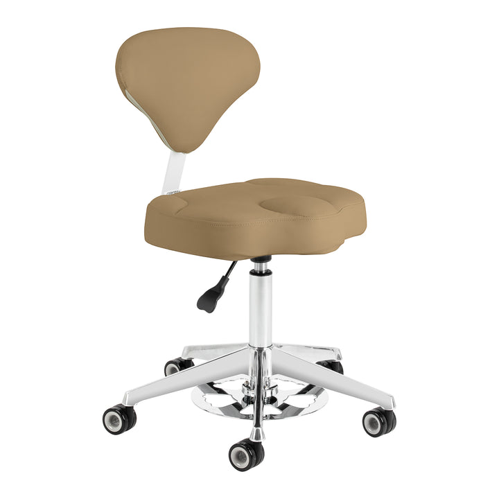 Sgabello con Ruote Azzurro 156F Bump-Up Beige