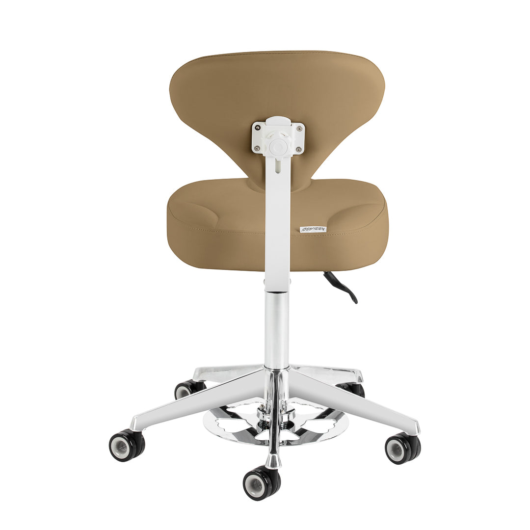 Sgabello con Ruote Azzurro 156F Bump-Up Beige - immagine 3