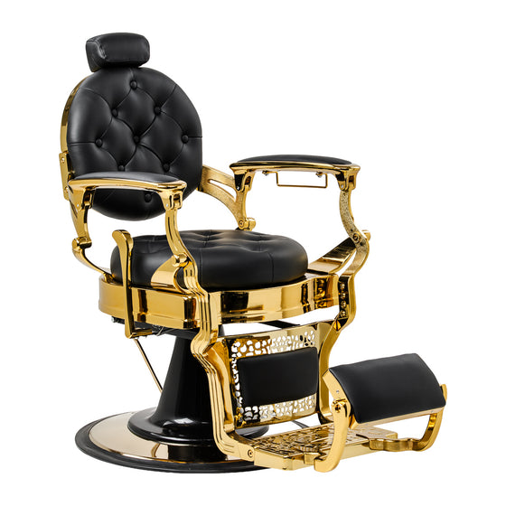 Poltrona Barbiere Gabbiano Niccolo Nero-Oro