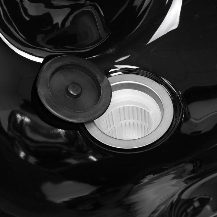 Lavatesta Parrucchiere Portatile Gabbiano B40 Nero - immagine 6