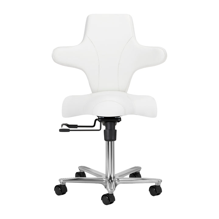 Sgabello con Ruote Azzurro Special 152 Bianco neve - immagine 2