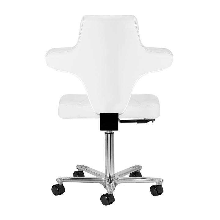 Sgabello con Ruote Azzurro Special 152 Bianco neve - immagine 3