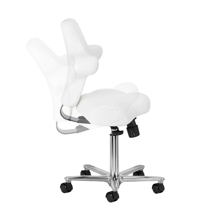 Sgabello con Ruote Azzurro Special 152 Bianco neve - immagine 6
