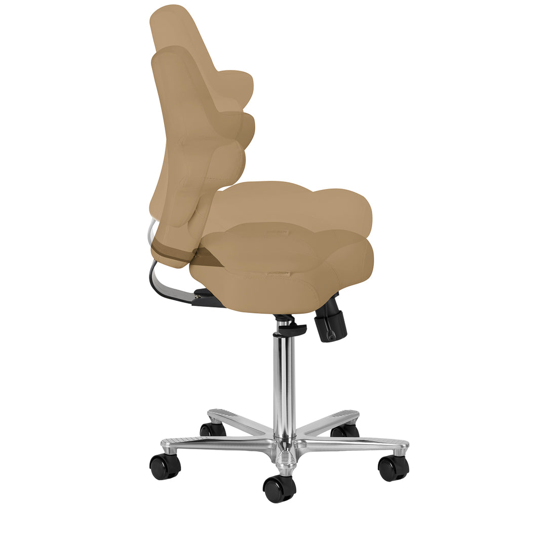 Sgabello con Ruote Azzurro Special 152 Beige - immagine 7