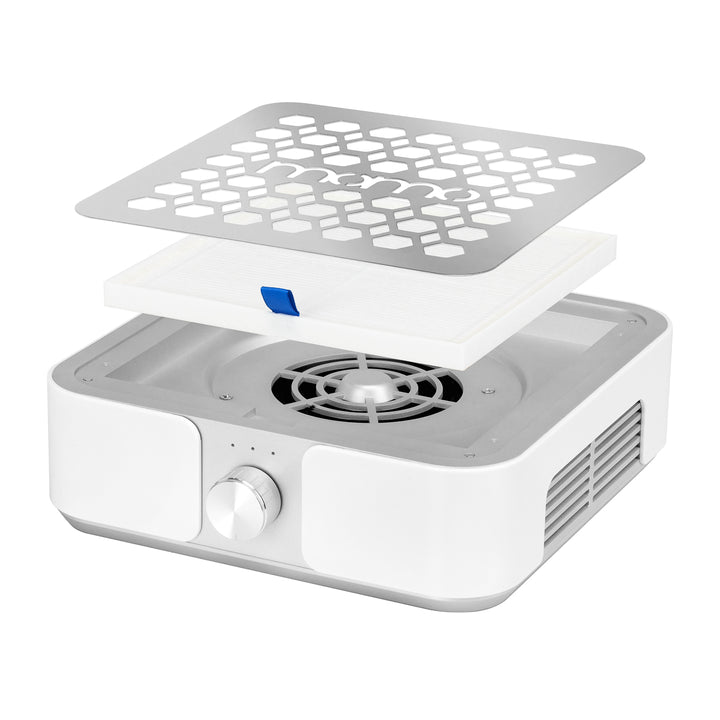 Fresa per Unghie Exo Silent SX7 con Aspiratore Momo P30 Bianco - immagine 2