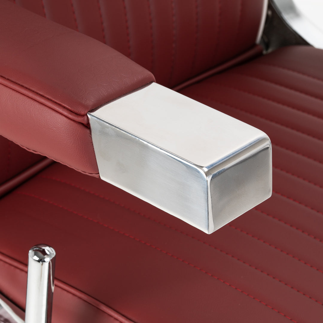 Poltrona Barbiere Gabbiano Visionerio+ Rosso - immagine 6