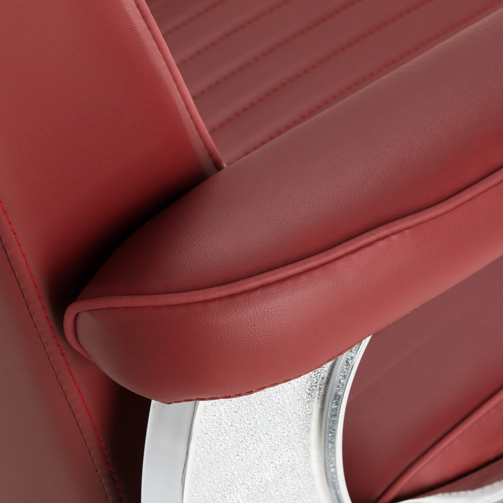 Poltrona Barbiere Gabbiano Visionerio+ Rosso - immagine 15