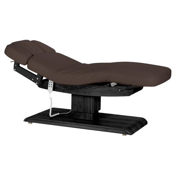 Lettino da massaggio elettrico Sillon Relax Marrone scuro-Nero