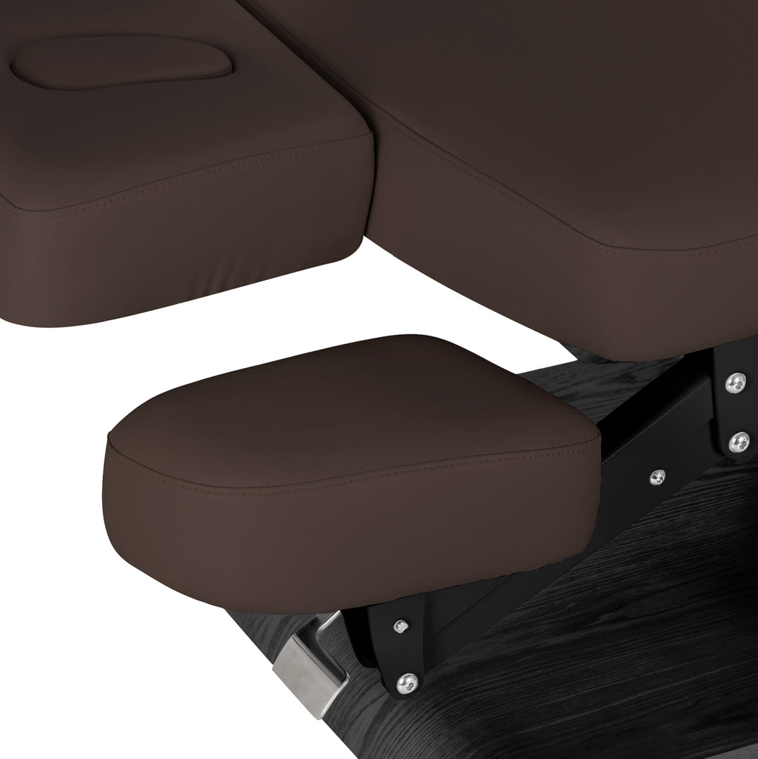 Lettino da massaggio elettrico Sillon Relax Marrone scuro-Nero - immagine 8