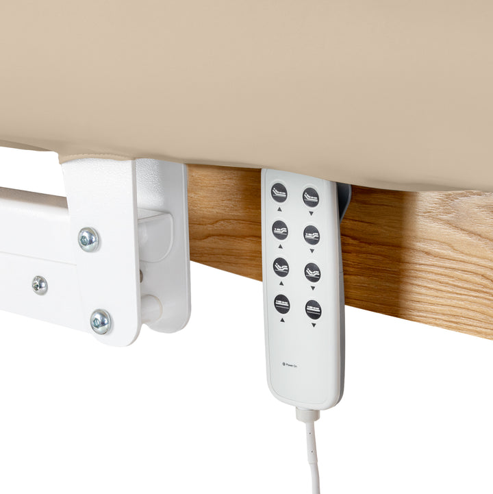 Lettino da massaggio elettrico Sillon Relax Beige-Marrone chiaro - immagine 7