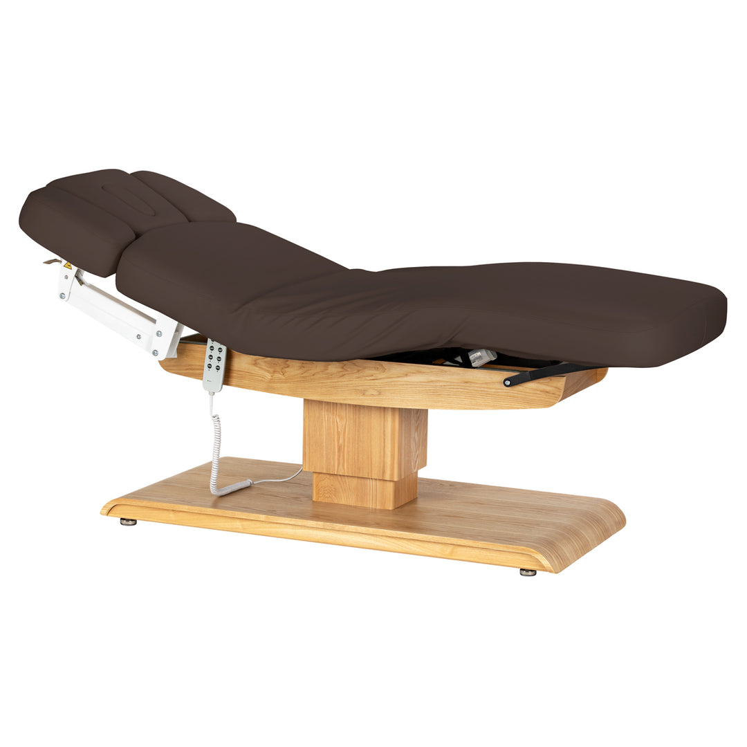 Lettino da massaggio elettrico Sillon Relax Marrone scuro-Marrone chiaro