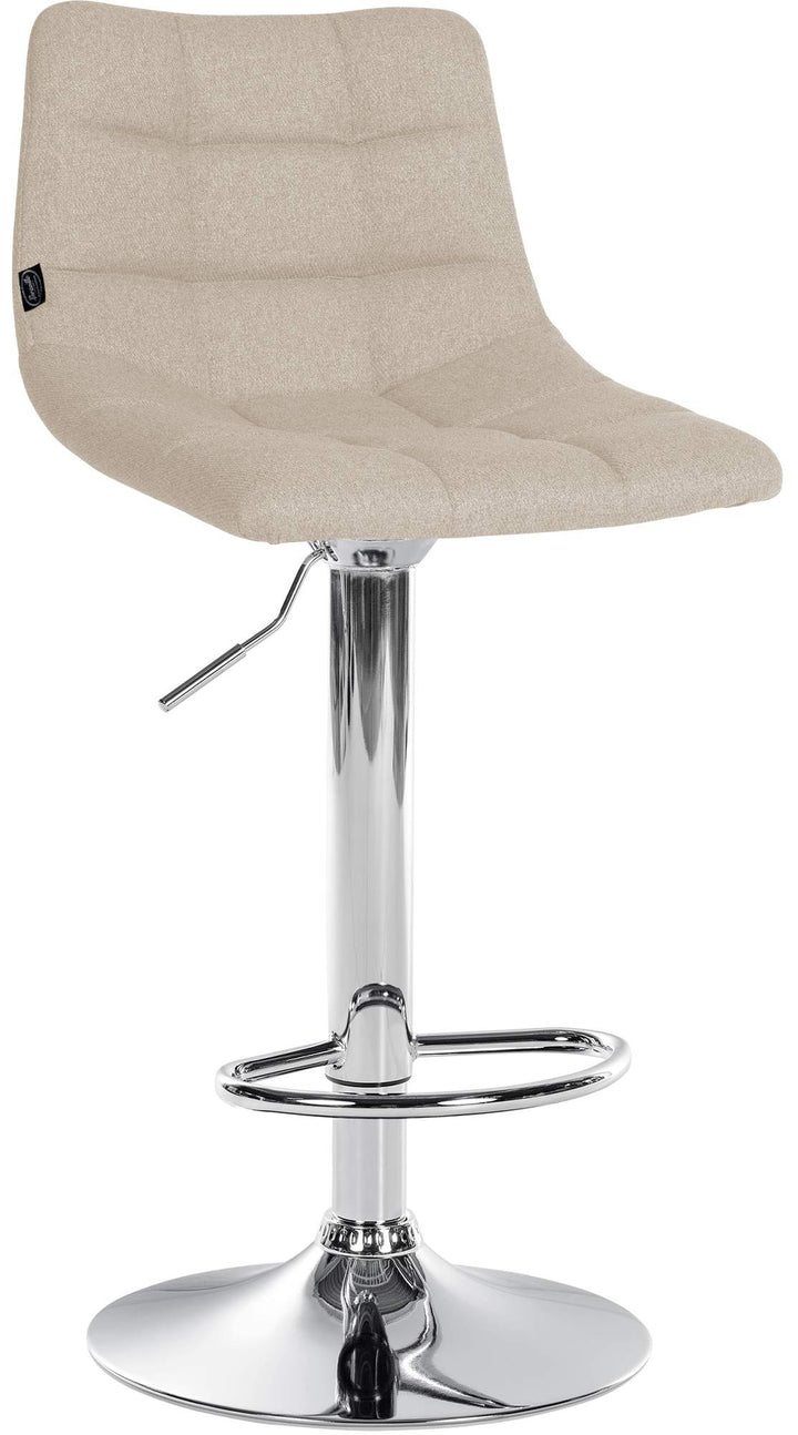 Sgabello da Bar 107 Tessuto Crema
