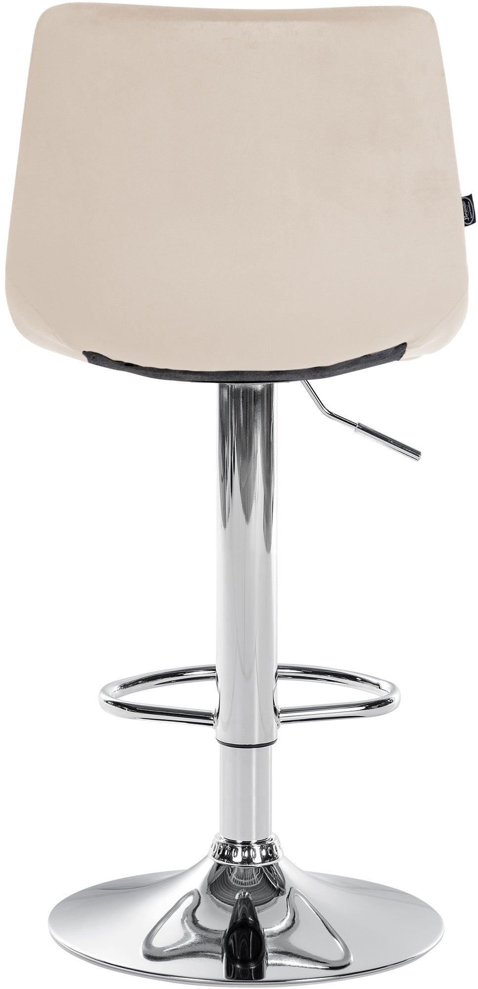 Sgabello da Bar 107 Velluto Crema - immagine 6