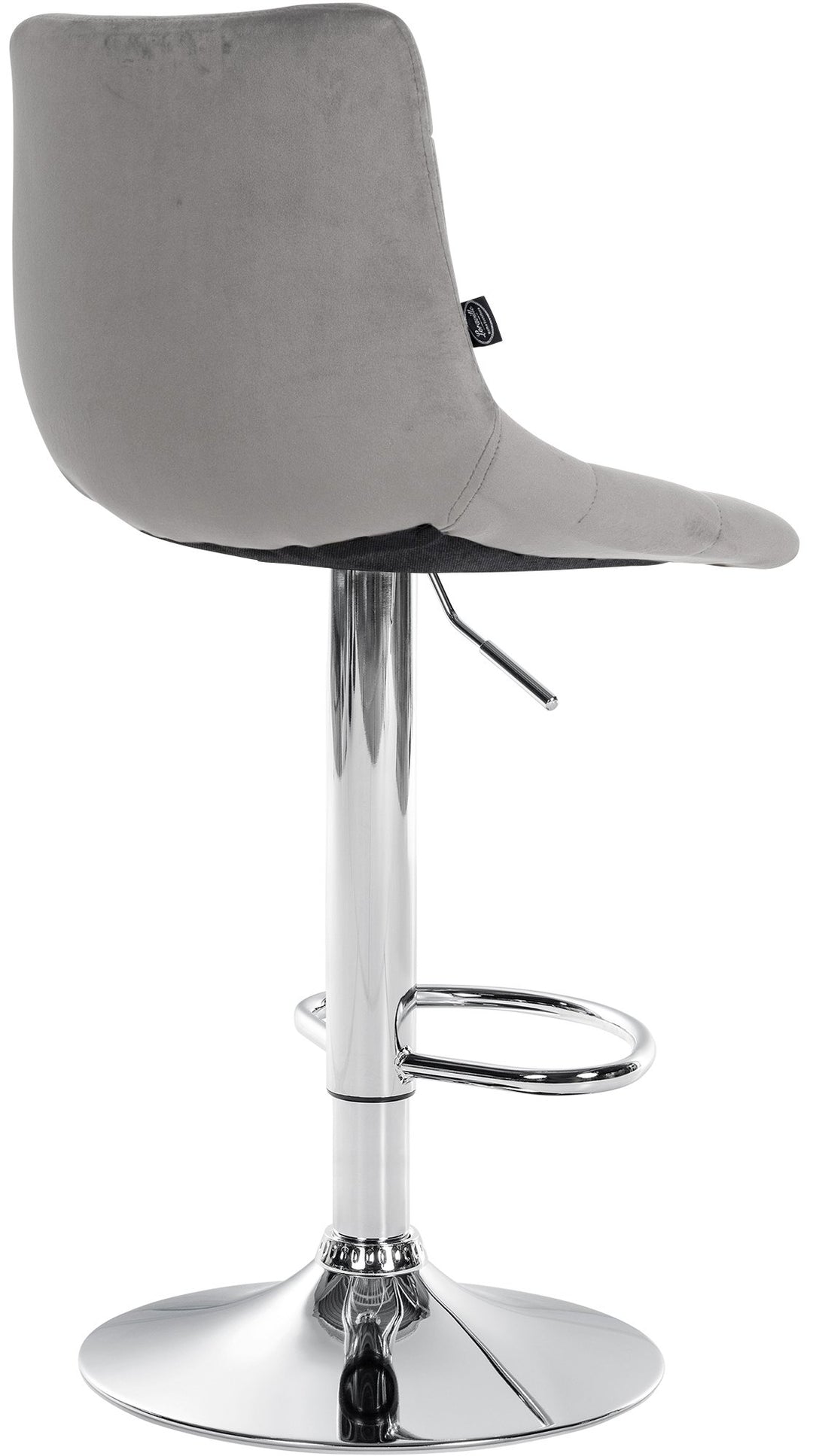 Sgabello da Bar 107 Velluto Grigio - immagine 5