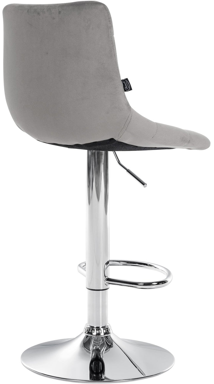 Sgabello da Bar 107 Velluto Grigio - immagine 5