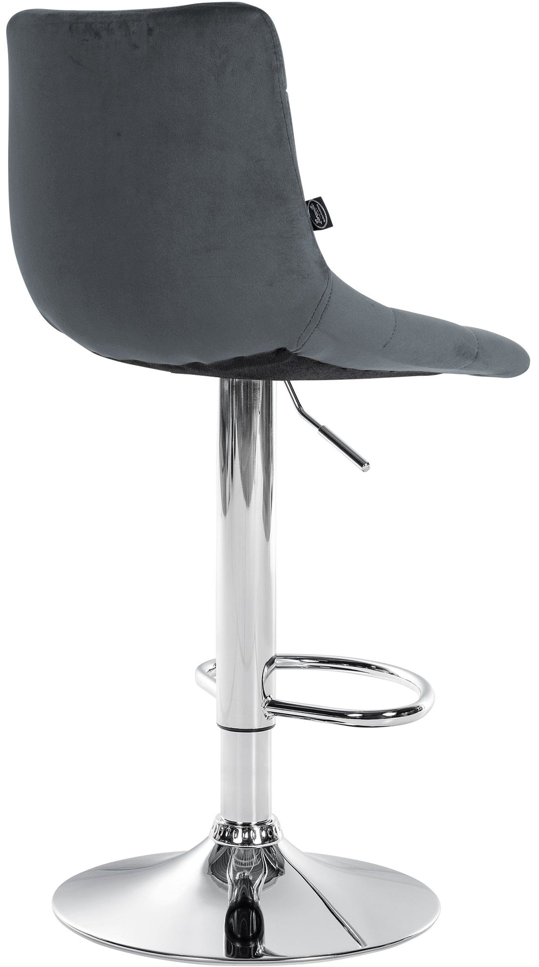 Sgabello da Bar 107 Velluto Grigio scuro - immagine 5