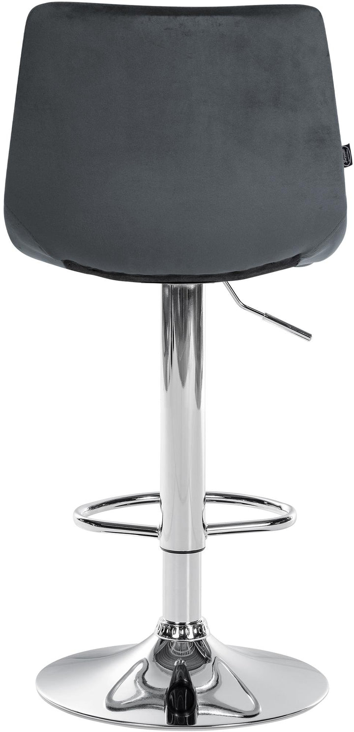 Sgabello da Bar 107 Velluto Grigio scuro - immagine 6