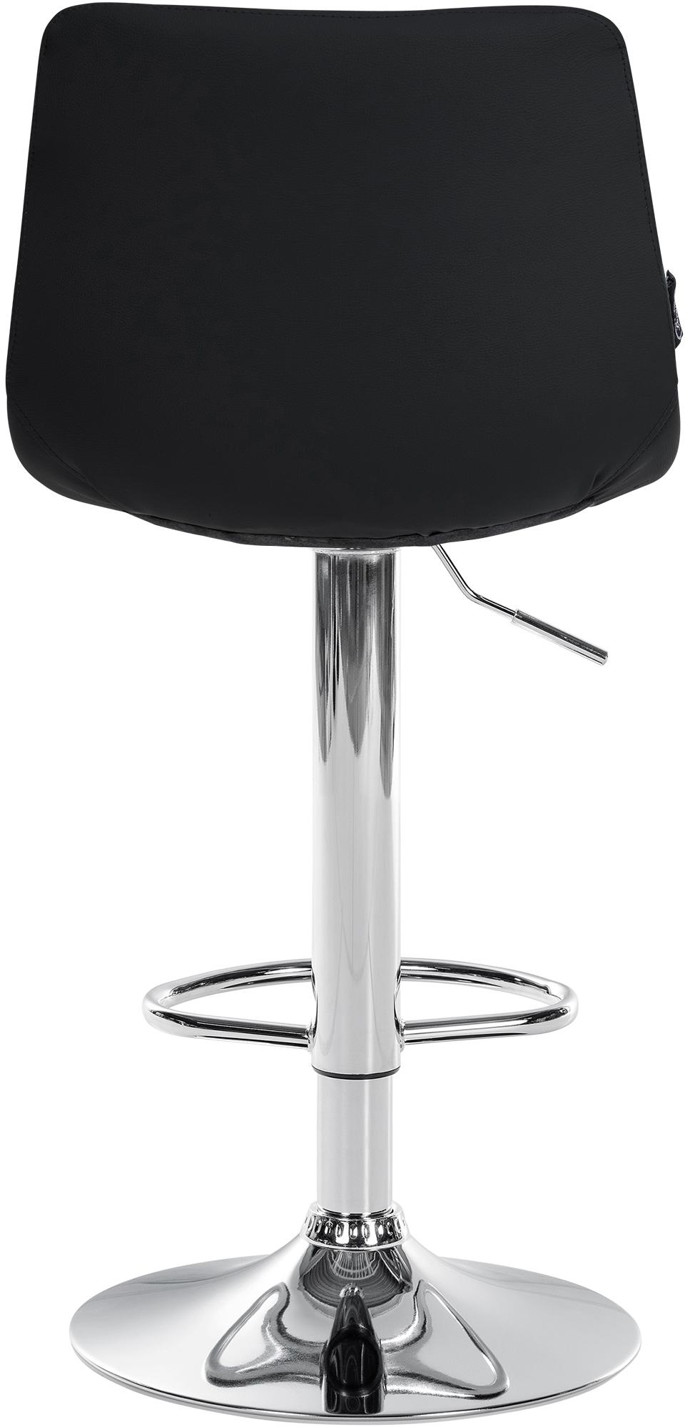 Sgabello da Bar 107 Ecopelle Nero - immagine 6