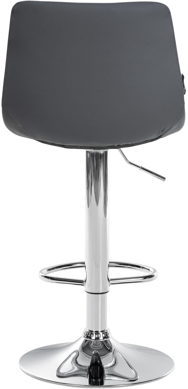 Sgabello da Bar 107 Ecopelle Grigio - immagine 6