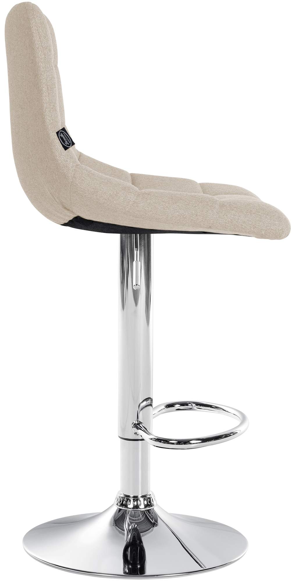 Sgabello da Bar 107 Tessuto Crema - immagine 4