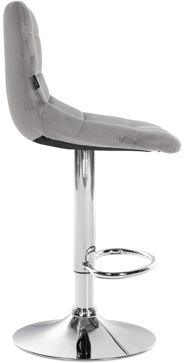 Sgabello da Bar 107 Velluto Grigio - immagine 4