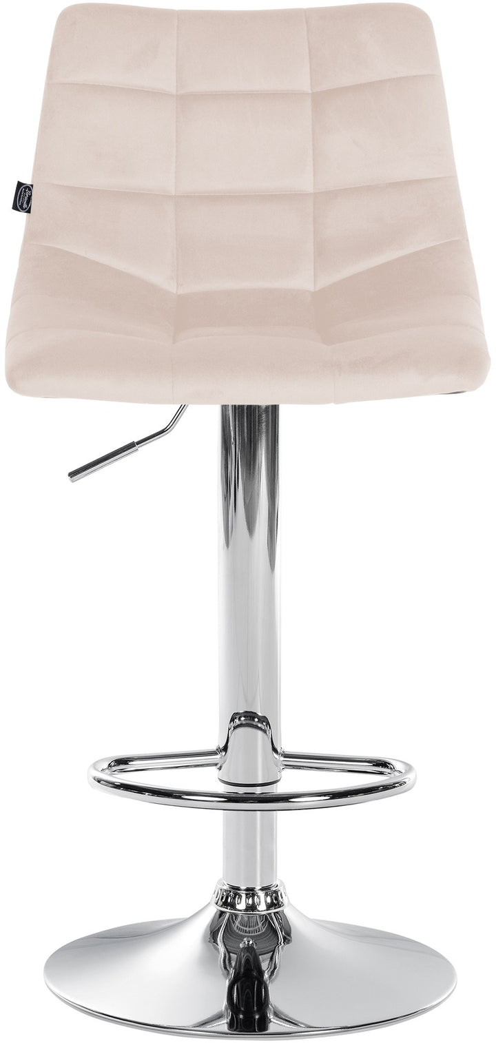 Sgabello da Bar 107 Velluto Beige - immagine 3