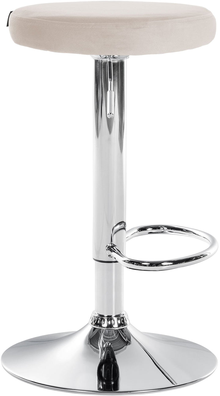 Sgabello da Bar 109 Velluto Crema - immagine 4