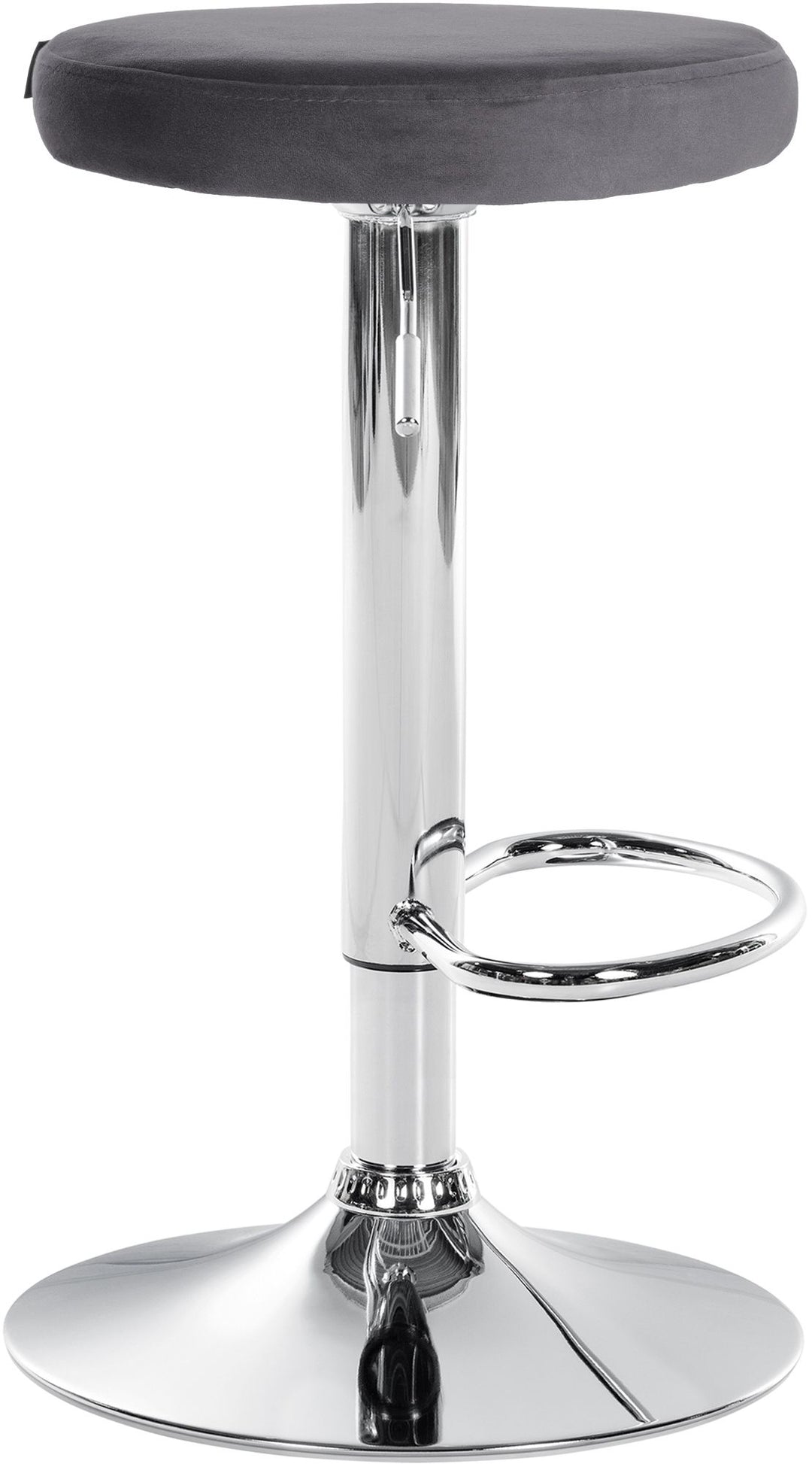 Sgabello da Bar 109 Velluto Grigio scuro - immagine 4