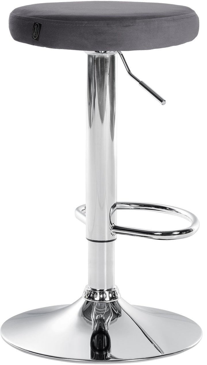 Sgabello da Bar 109 Velluto Grigio scuro - immagine 5