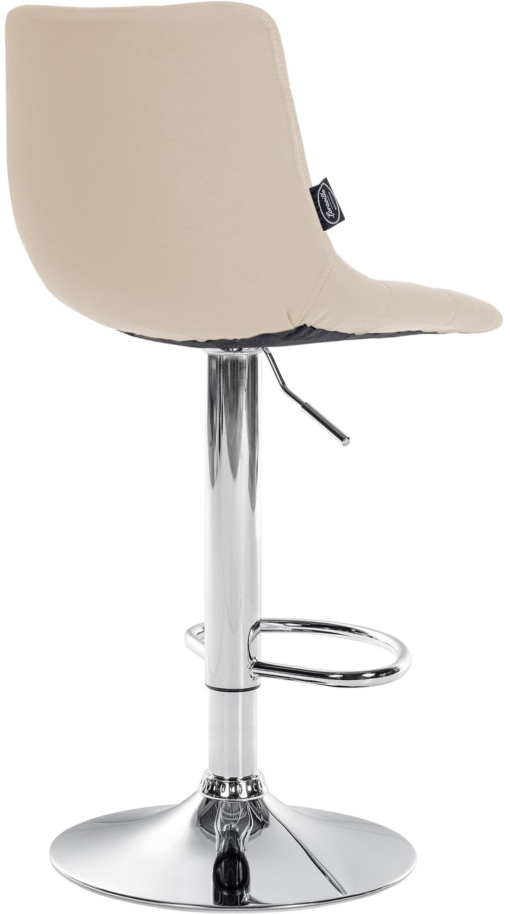 Set da 2 Sgabelli da Bar 107 Ecopelle Crema - immagine 6