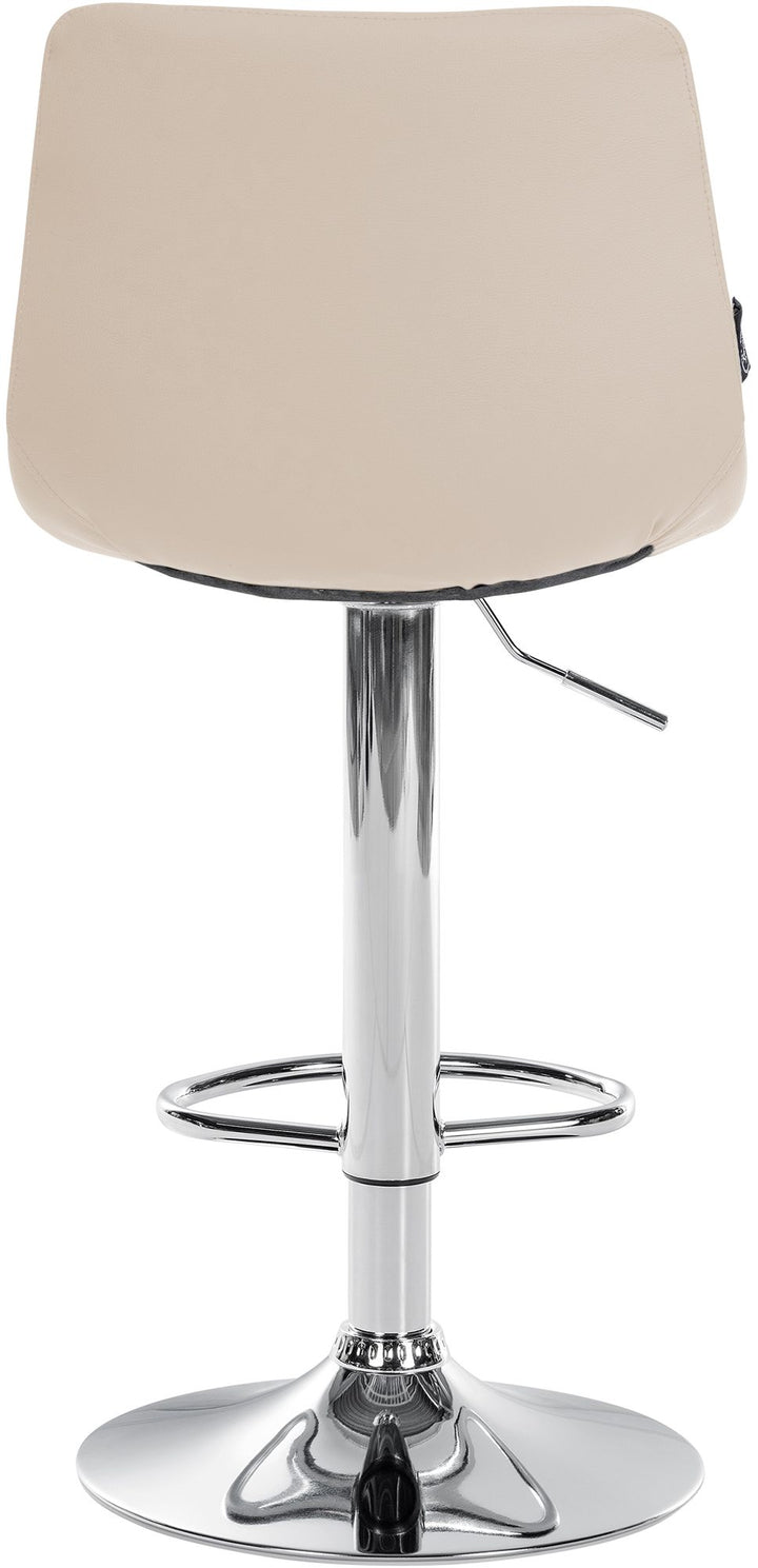 Set da 2 Sgabelli da Bar 107 Ecopelle Crema - immagine 7