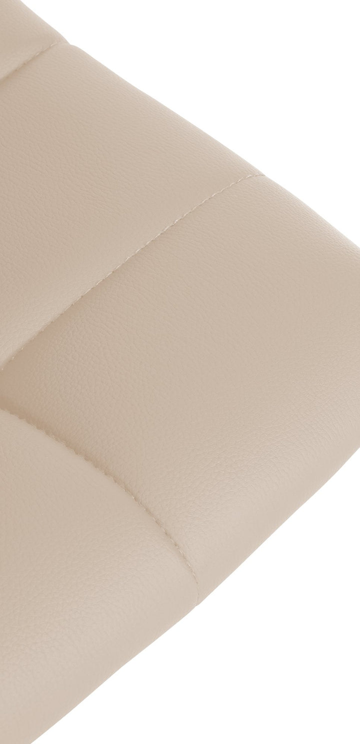 Set da 2 Sgabelli da Bar 107 Ecopelle Crema - immagine 8