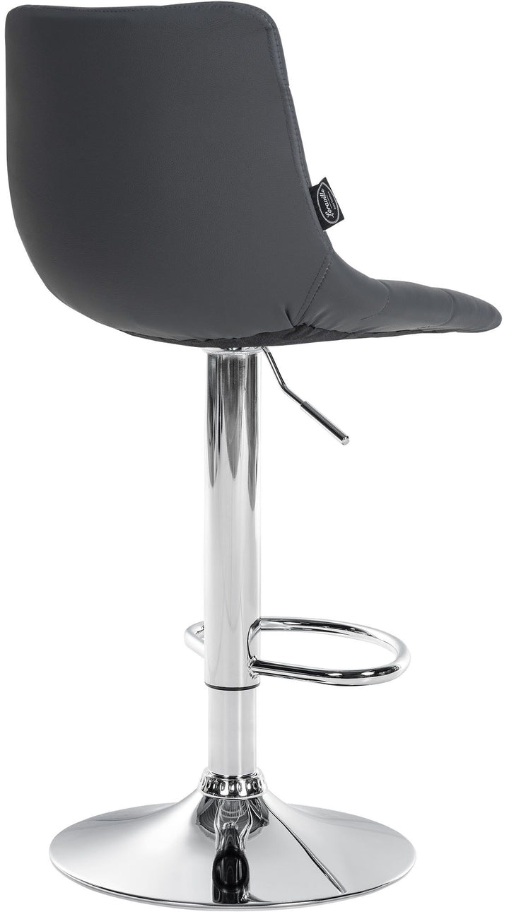 Set da 2 Sgabelli da Bar 107 Ecopelle Grigio - immagine 6