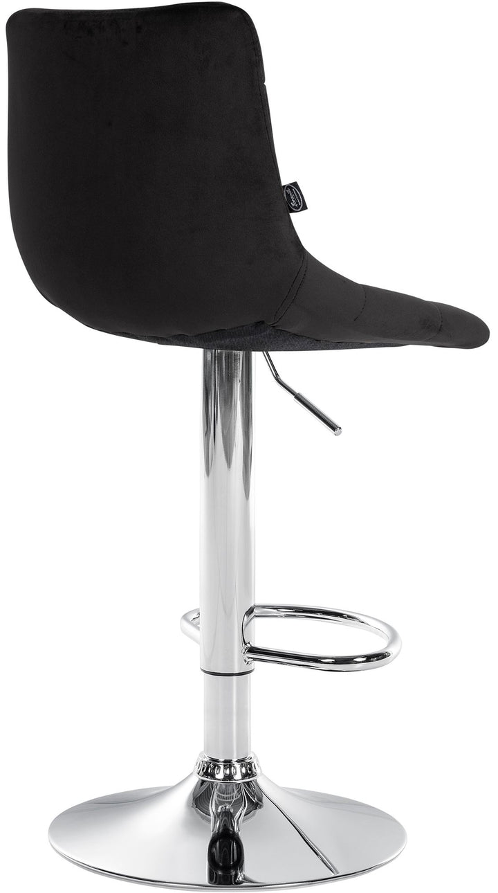 Set da 2 Sgabelli da Bar 107 Velluto Nero - immagine 6