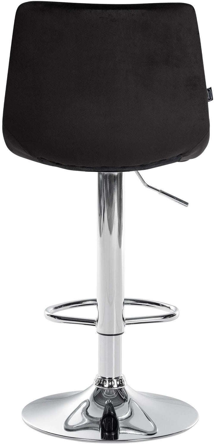 Set da 2 Sgabelli da Bar 107 Velluto Nero - immagine 7