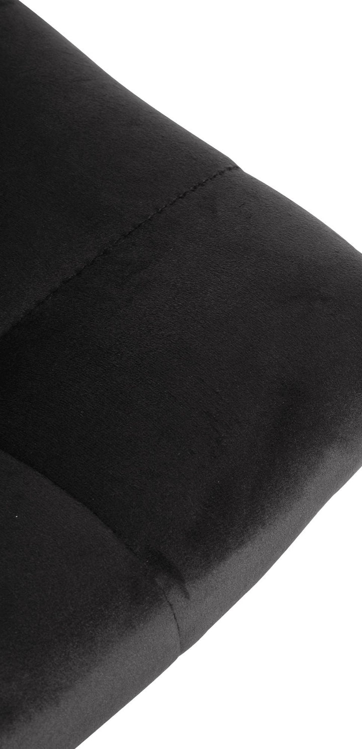 Set da 2 Sgabelli da Bar 107 Velluto Nero - immagine 8