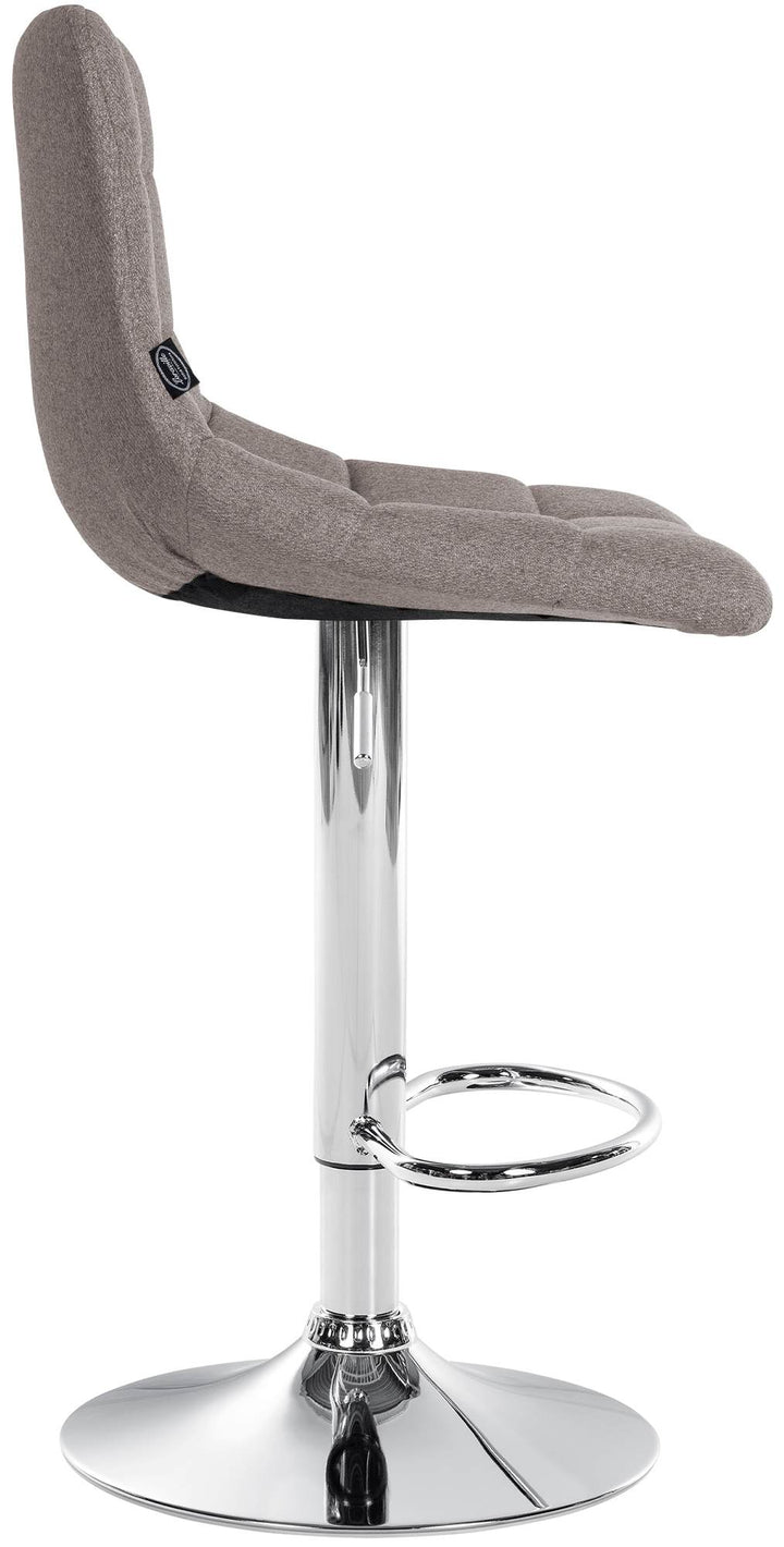 Set da 2 Sgabelli da Bar 107 Tessuto Grigio - immagine 5