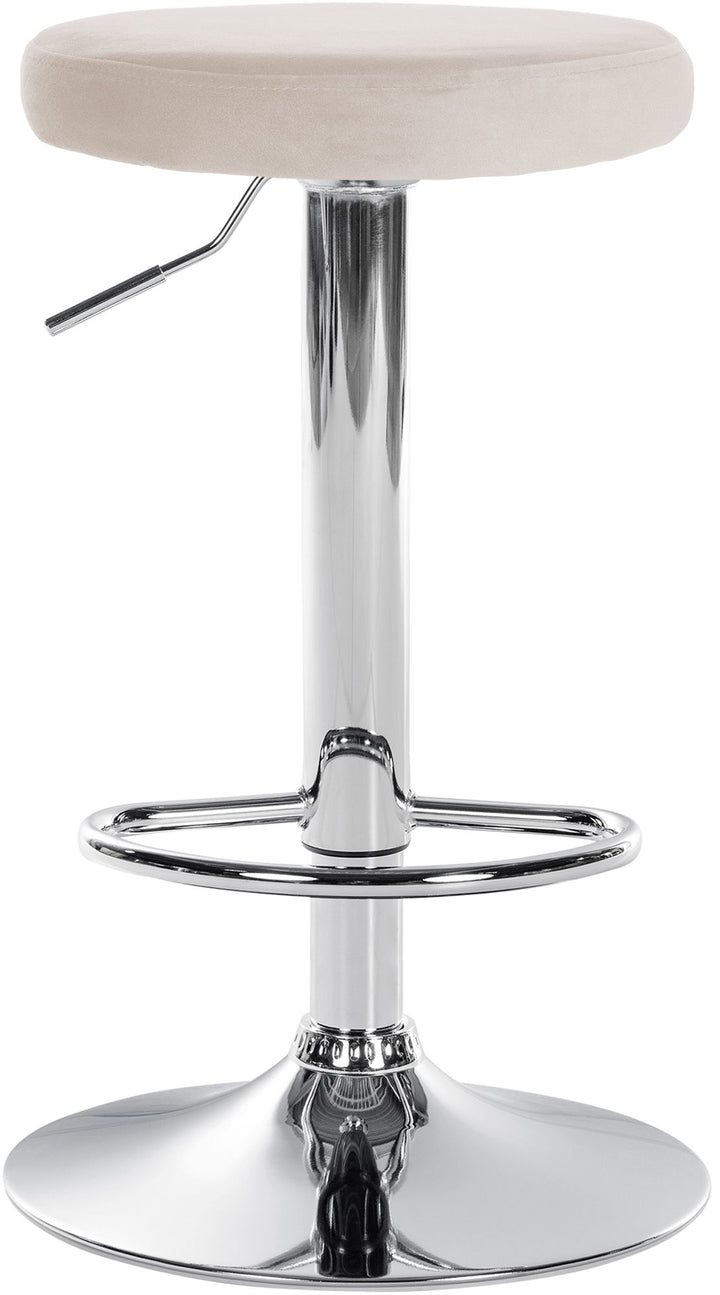 Set da 2 Sgabelli da Bar 109 Velluto Crema - immagine 3