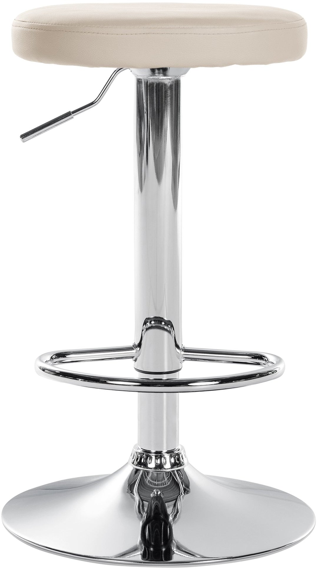 Set da 2 Sgabelli da Bar 109 Ecopelle Crema - immagine 3