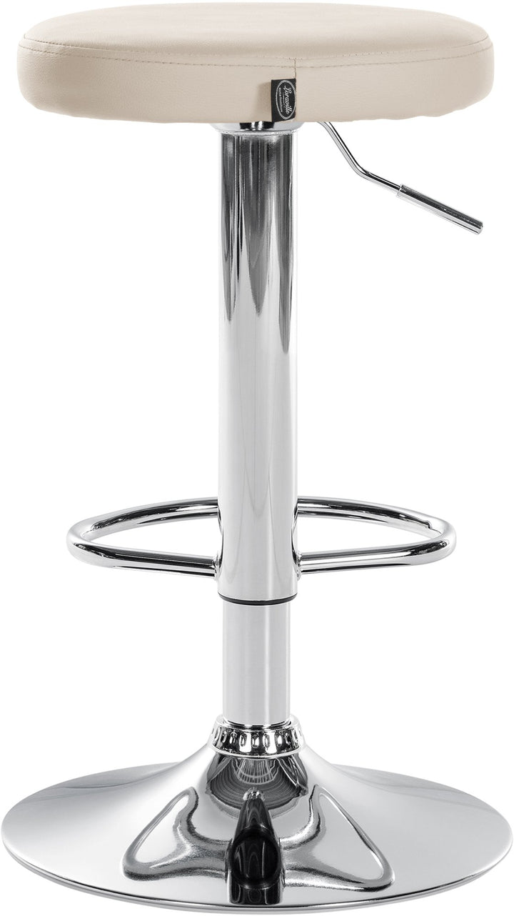 Set da 2 Sgabelli da Bar 109 Ecopelle Crema - immagine 6