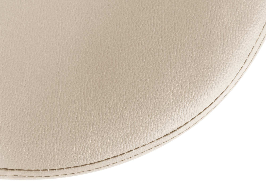 Set da 2 Sgabelli da Bar 109 Ecopelle Crema - immagine 7