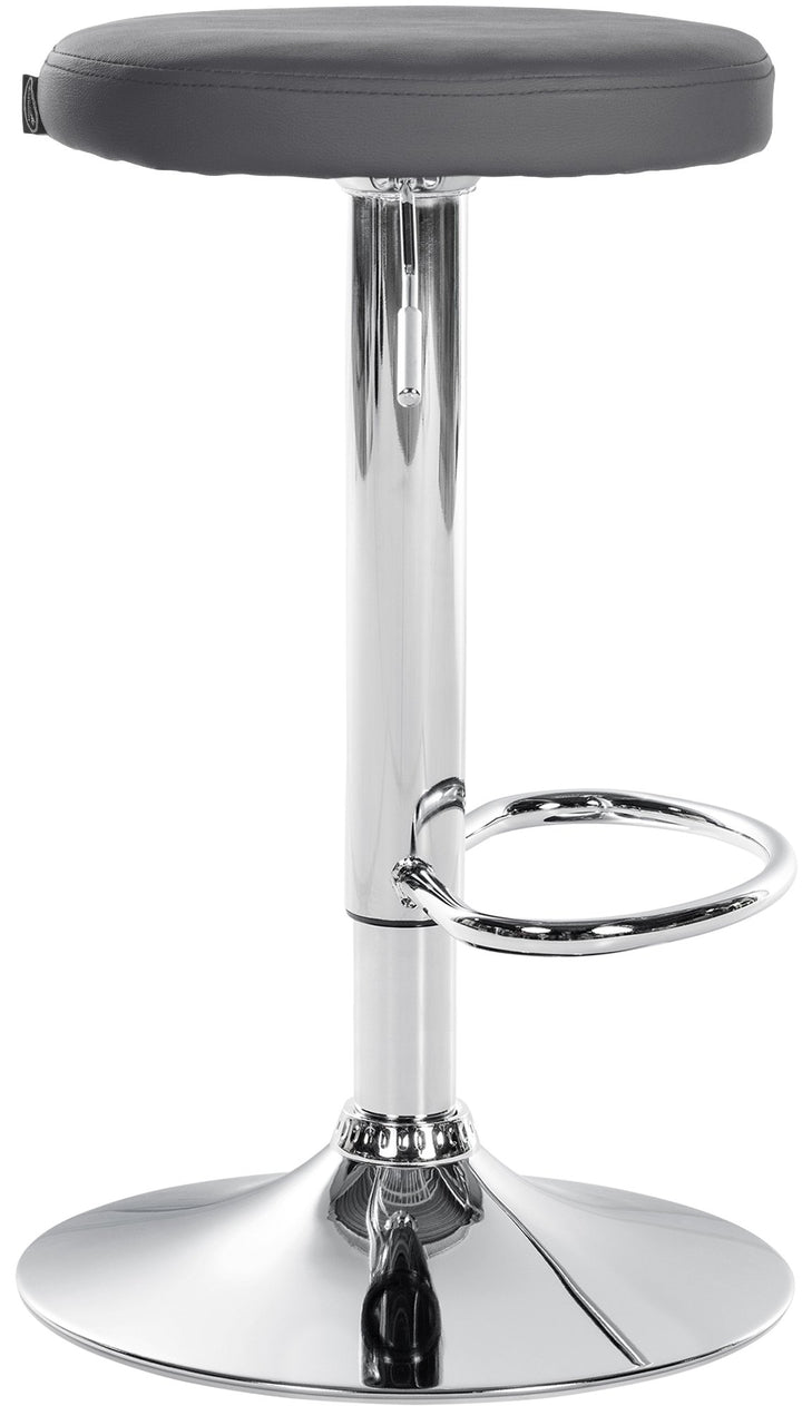 Set da 2 Sgabelli da Bar 109 Ecopelle Grigio - immagine 4