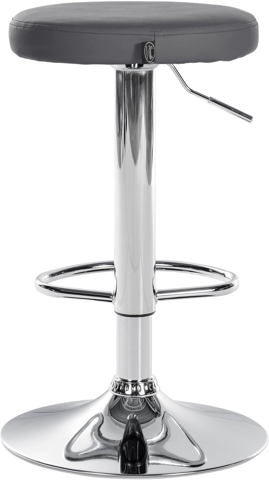 Set da 2 Sgabelli da Bar 109 Ecopelle Grigio - immagine 6