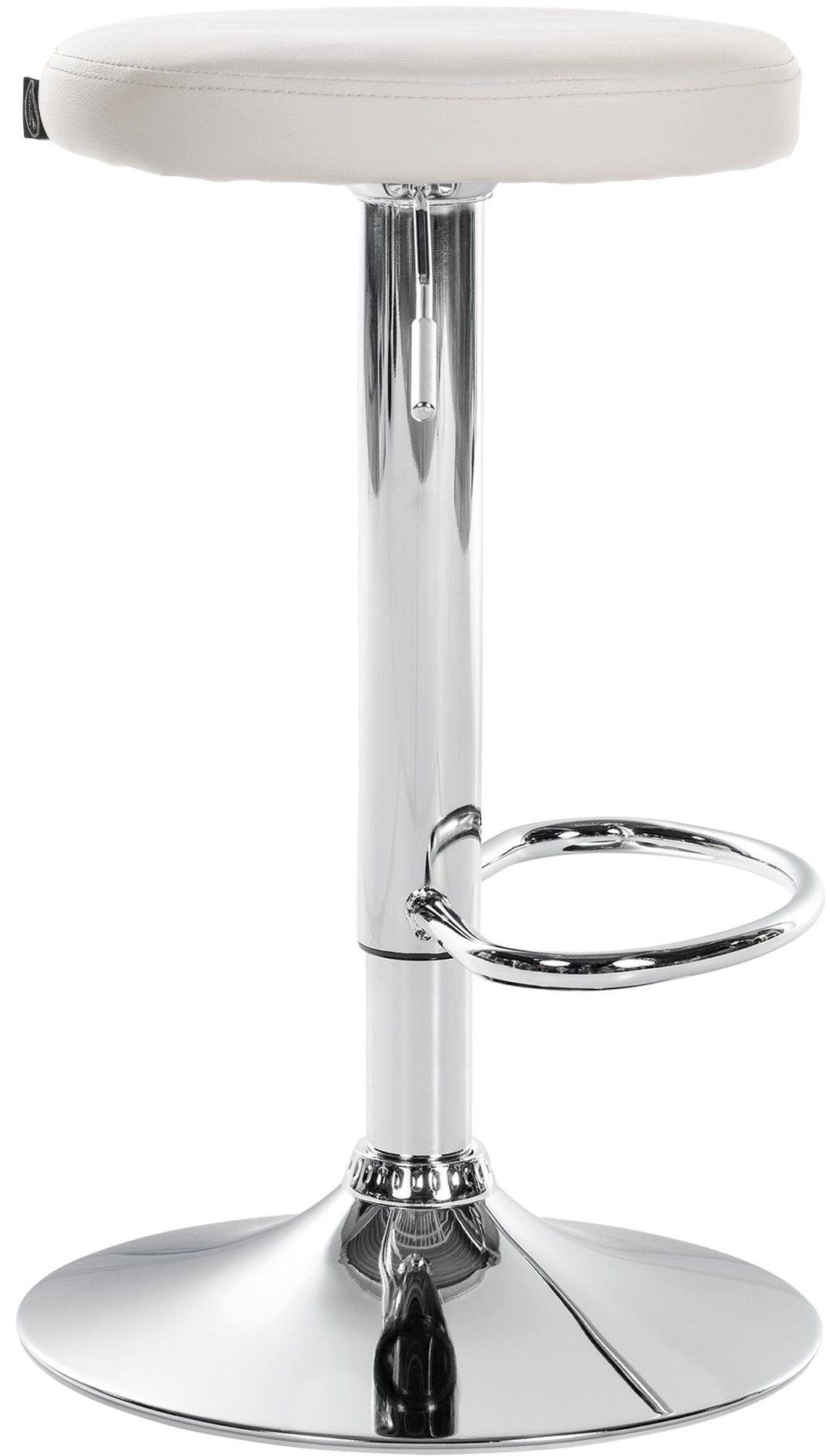 Set da 2 Sgabelli da Bar 109 Ecopelle Bianco - immagine 4