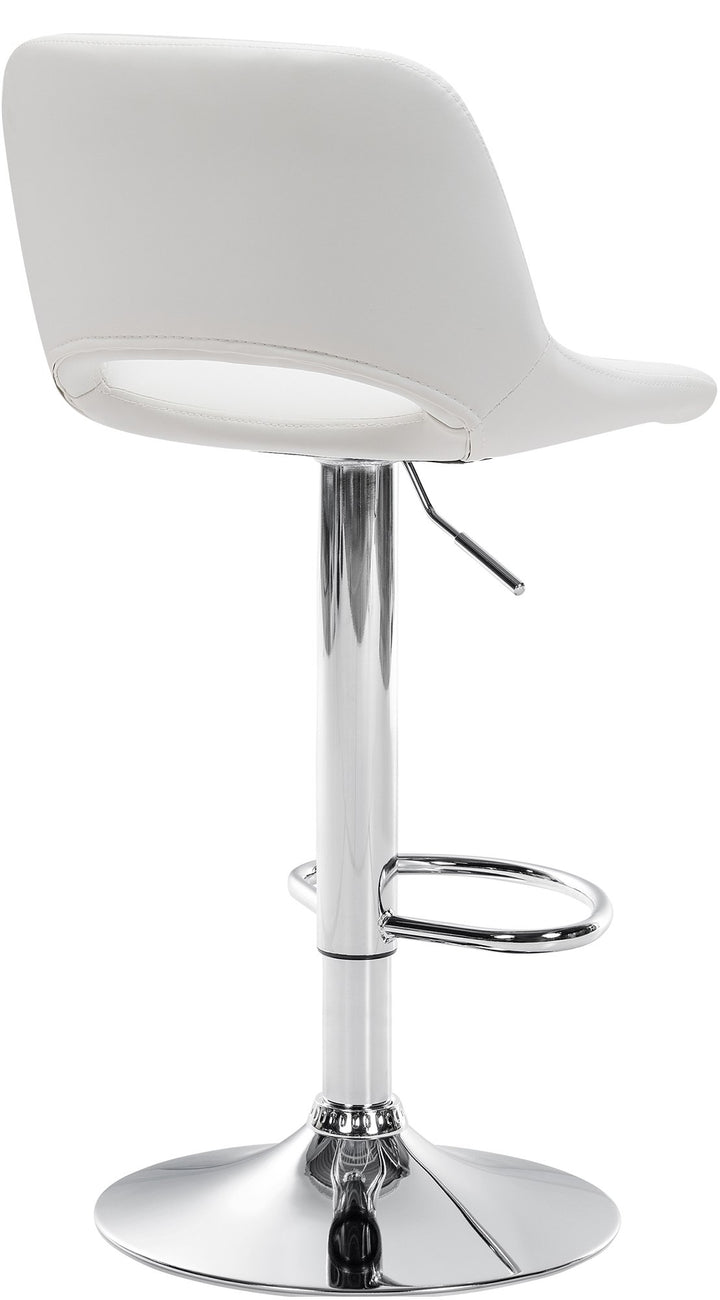 Sgabello da Bar 106 Ecopelle Bianco - immagine 3