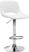 Sgabello da Bar 106 Ecopelle Bianco