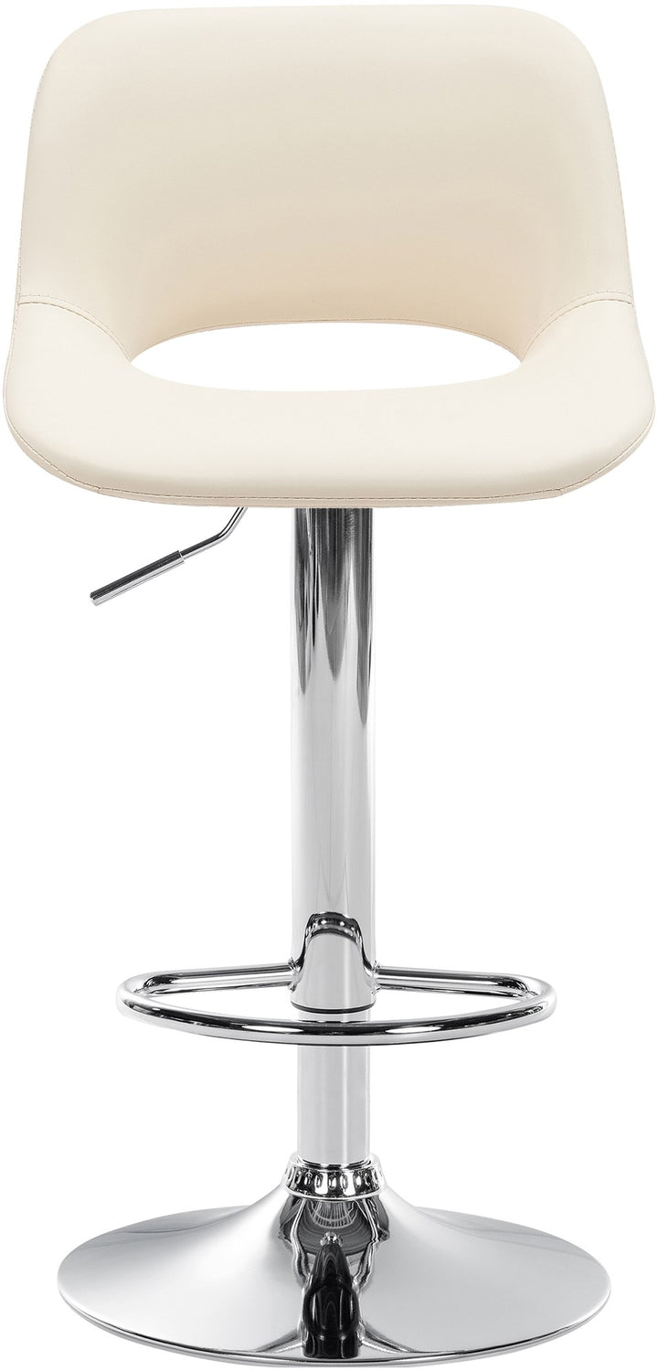 Sgabello da Bar 106 Ecopelle Crema - immagine 5