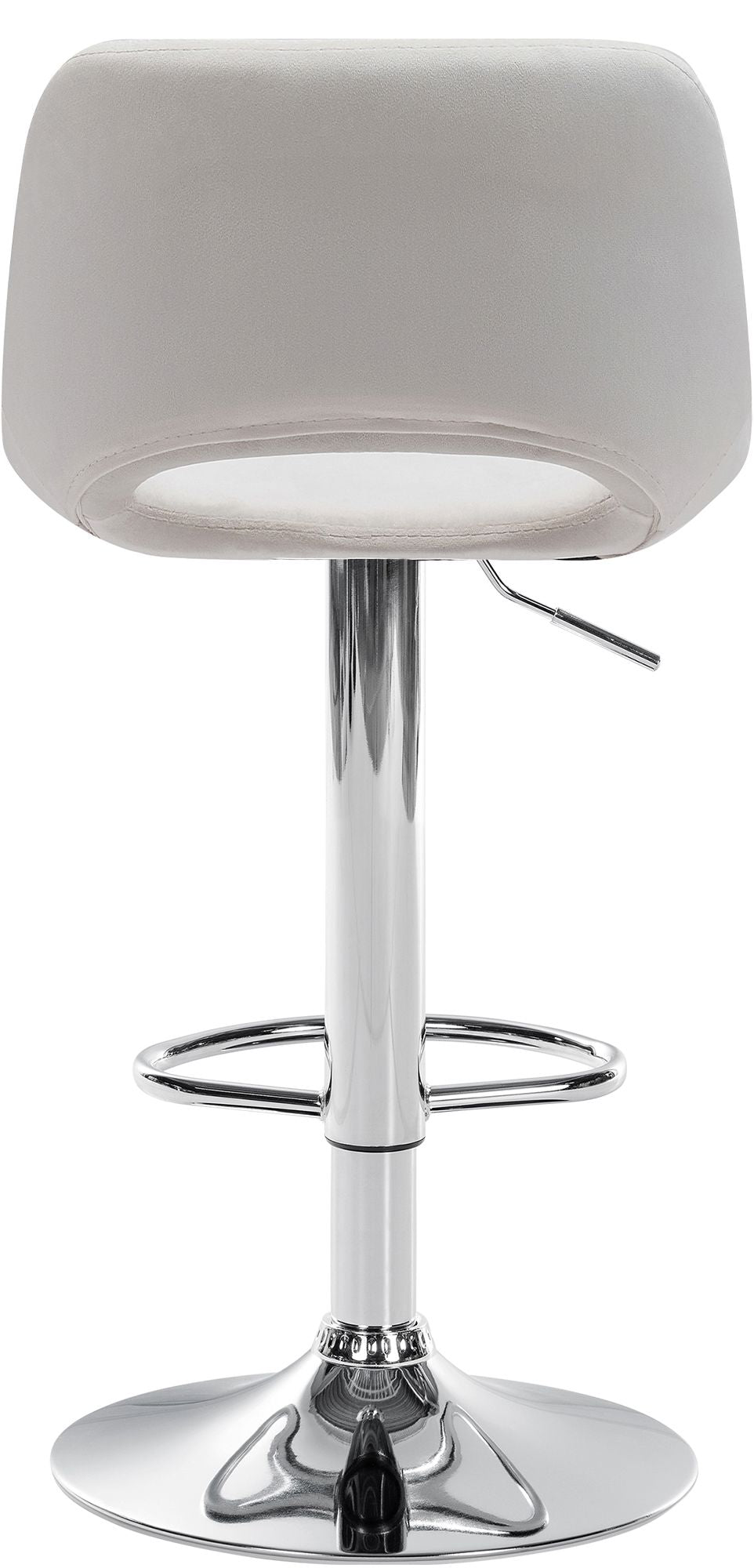 Sgabello da Bar 106 Velluto Crema - immagine 4