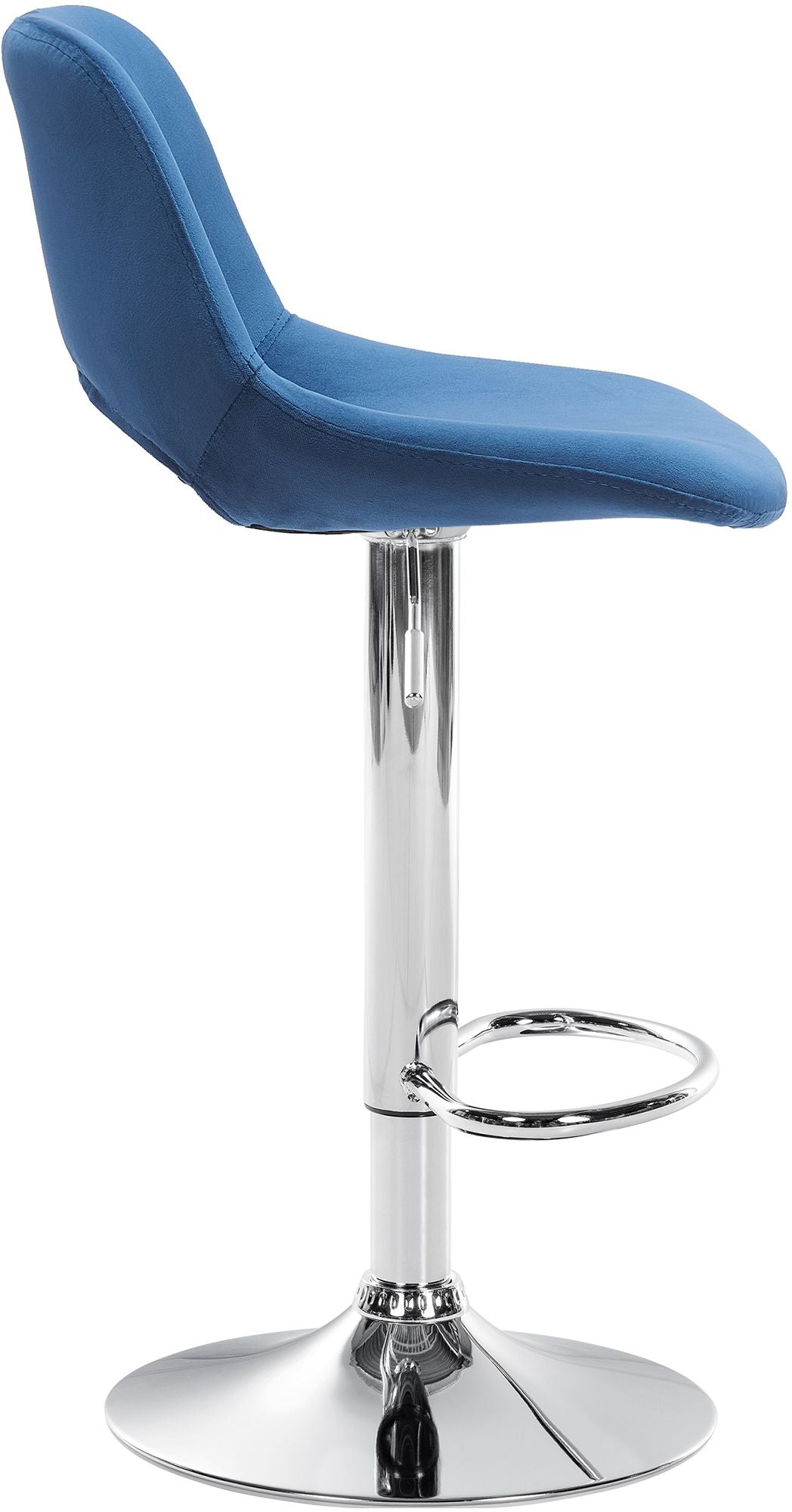 Sgabello da Bar 106 Velluto Blu - immagine 6
